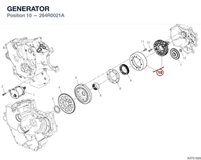 GENERATOR 264R0021A diagram position