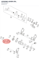 Diagram preview: LOCKING LEVER CPL. (78134024044)
