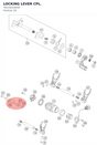 Diagram preview: LOCKING LEVER CPL. (78134024044)