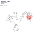 Diagram preview: HOLDER PLATE (95815002000)