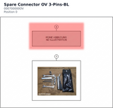 Diagram preview: Spare Connector OV 3-Pins-BL (000700000OV)