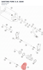 Diagram preview: SHIFTING FORK  5./6. GEAR (59034001100)