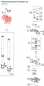 Diagram preview: Steering Adventure damper cpl. (16181N53E)