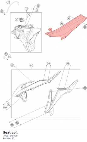 Diagram preview: Seat cpl. (79007140200)