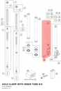 Diagram preview: AXLE CLAMP WITH INNER TUBE R/S (43570688S1)