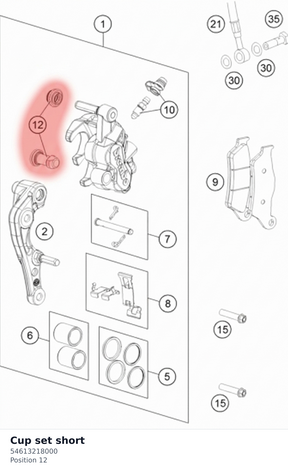 Diagram preview: Cup set short (54613218000)