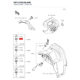 Kawasaki OEM – KEY-LOCK,BLANK product image