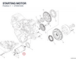 STARTING MOTOR 27040104A diagram position