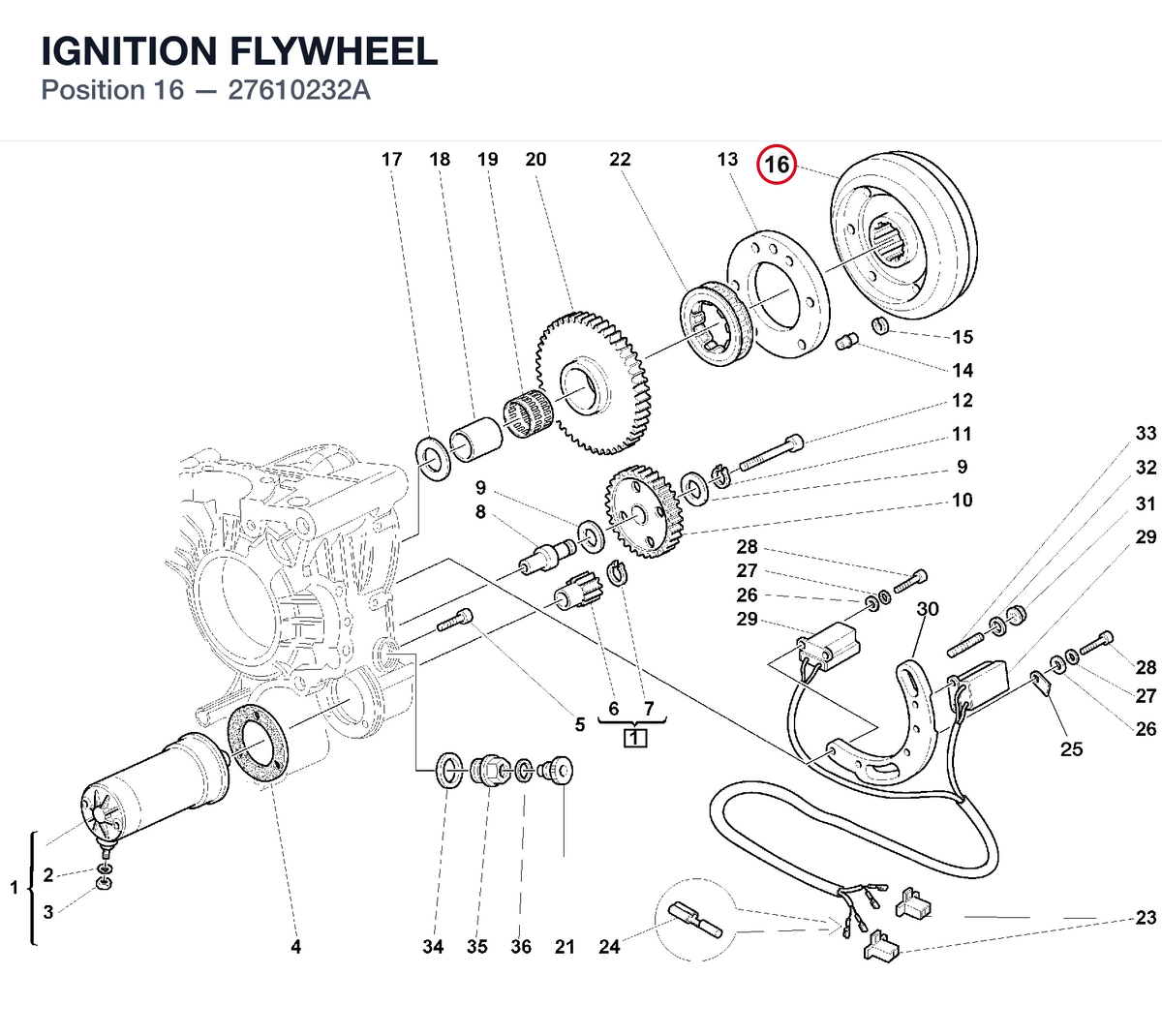 IGNITION FLYWHEEL
