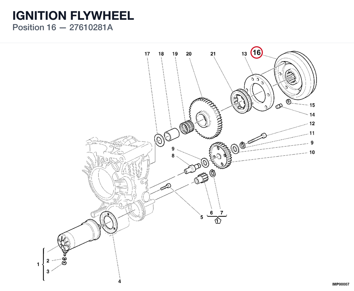 IGNITION FLYWHEEL