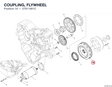 COUPLING, FLYWHEEL 27611081C diagram position