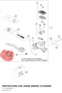Diagram preview: PROTECTION CAP, HAND BRAKE CYLINDER (77713004000)