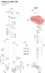 Diagram preview: TRIPLE CLAMP TOP (94301034032)
