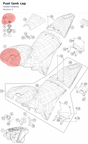 Diagram preview: Fuel tank cap (A56007008000)