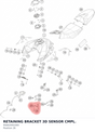 Diagram preview: RETAINING BRACKET 3D SENSOR CMPL. (95842091000)