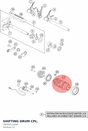 Diagram preview: SHIFTING DRUM CPL. (76034112044)
