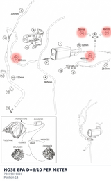 Diagram preview: HOSE EPA D=6/10 PER METER (78015019001)