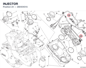 INJECTOR 28040401A diagram position