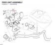 FEED UNIT ASSEMBLY 28240822B diagram position