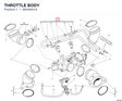 THROTTLE BODY 28240841A diagram position