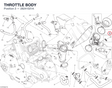 THROTTLE BODY 28241021A diagram position