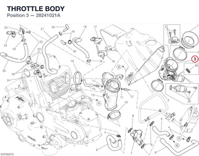 THROTTLE BODY 28241021A diagram position