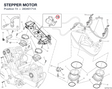 STEPPER MOTOR 28340171A diagram position