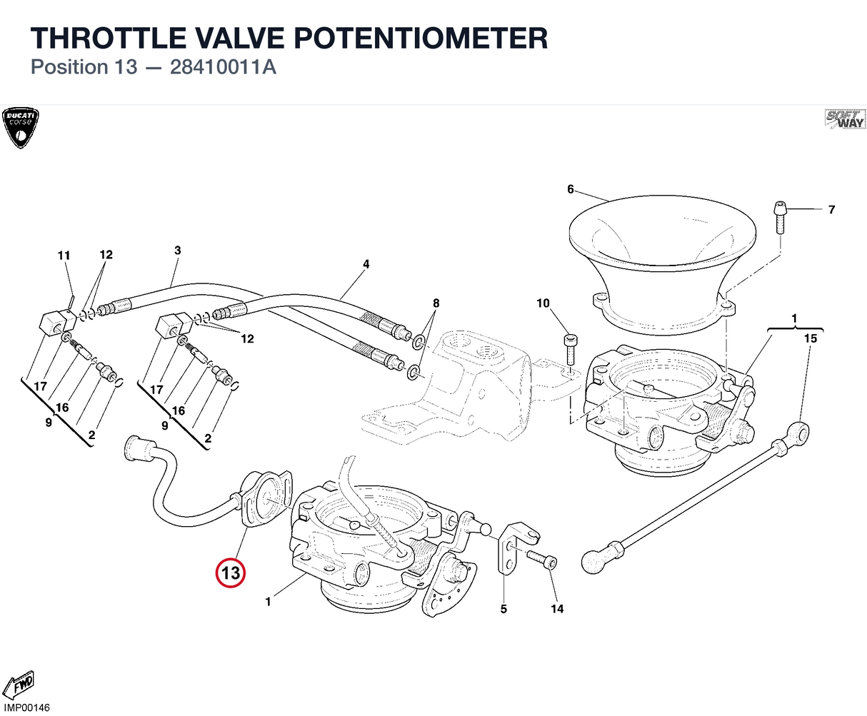 THROTTLE VALVE POTENTIOMETER