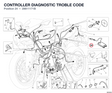 CONTROLLER DIAGNOSTIC TROBLE CODE 28611171B diagram position