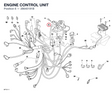 ENGINE CONTROL UNIT 28640191B diagram position