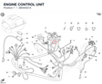 ENGINE CONTROL UNIT 28640531A diagram position