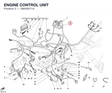 ENGINE CONTROL UNIT 28640671A diagram position