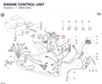 ENGINE CONTROL UNIT 28641291A diagram position