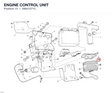 ENGINE CONTROL UNIT 28641571C diagram position