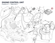 ENGINE CONTROL UNIT 28641991C diagram position