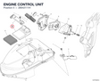 ENGINE CONTROL UNIT 28642111H diagram position