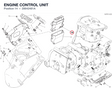 ENGINE CONTROL UNIT 28642481A diagram position