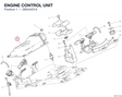 ENGINE CONTROL UNIT 28643401A diagram position