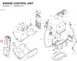 ENGINE CONTROL UNIT 28643471A diagram position
