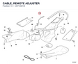 CABLE, REMOTE ADJUSTER