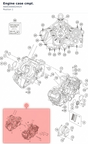 Diagram preview: Engine case cmpl. (A6003000024424)