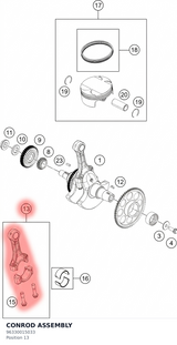 Diagram preview: CONROD ASSEMBLY (96330015033)