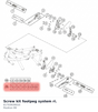Diagram preview: Screw kit footpeg system ri. (61703939010)
