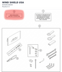 Diagram preview: WIND SHIELD USA (60408108000)