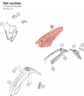 Diagram preview: Tail section (79708013000ABD)