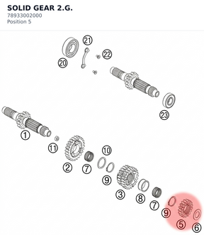 Diagram preview: SOLID GEAR 2.G. (78933002000)