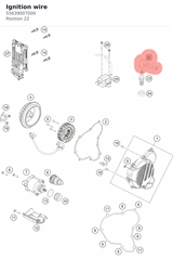 Diagram preview: Ignition wire (55639007000)