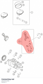 Diagram preview: Connecting rod (A61830015000)