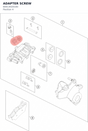 Diagram preview: ADAPTER SCREW (60013020100)