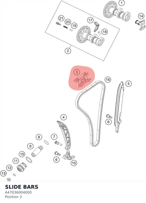 Diagram preview: SLIDE BARS (A47036004000)